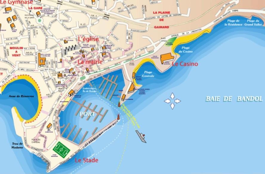 L Annexe 50M De La Plage Bandol Exteriér fotografie